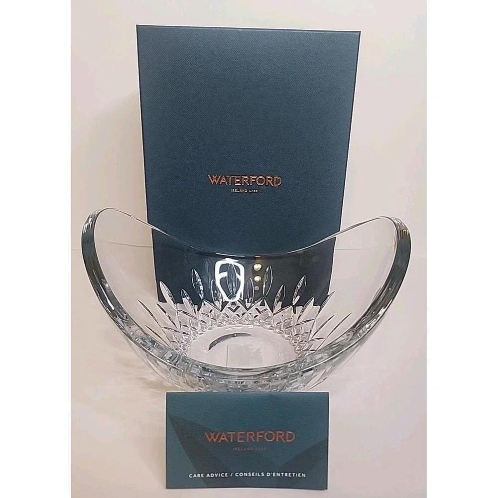 Waterford Lismore Essence Elliptical Bowl Crystal 8
